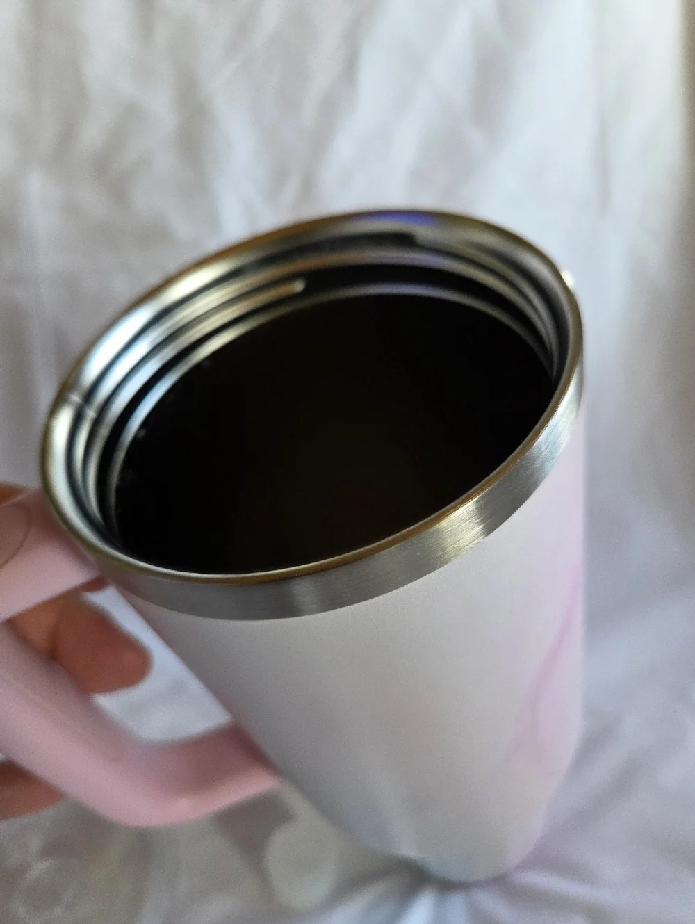 Stanley 40oz. Pink Marble Insulated Travel Mug with Handle and Straw - Picture 14 of 16